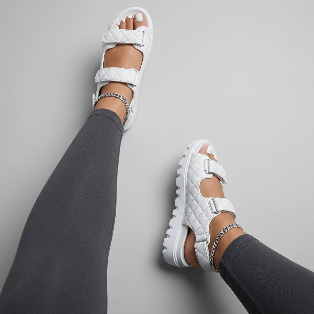 Amélie Chunky Platform Buckle Sandals for Women