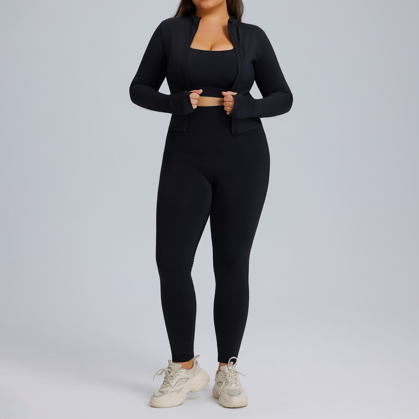 Crystals Paris Sculpt 3-piece Activewear Set