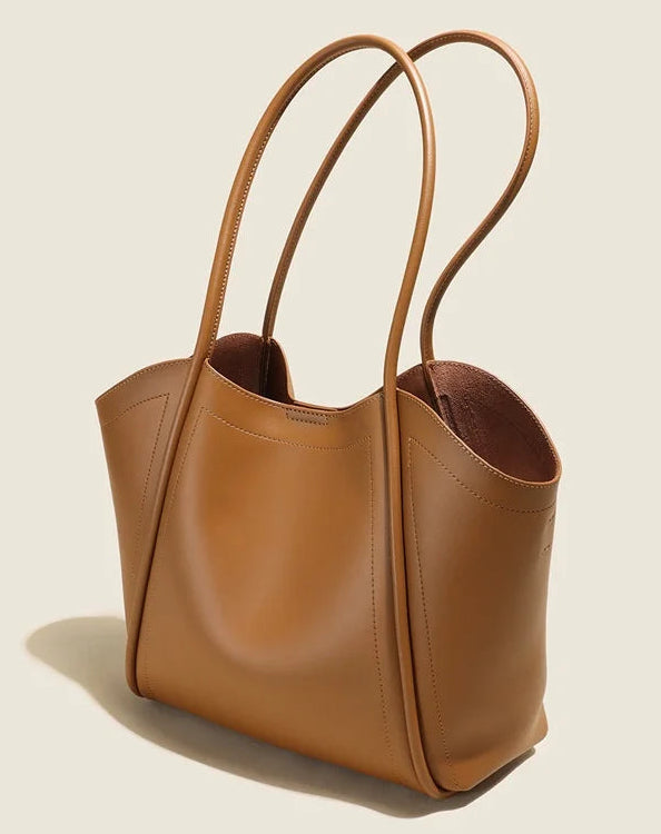 Women's Large Capacity Shoulder Bag armpit bag Ladies Genuine Leather Commuter Shopper Bags High Quality Luxury Handbag Big tote